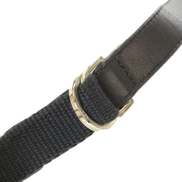 Christian Dior Trotter Pattern Shoulder Bag Canvas Black - Picture 8 of 9